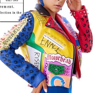 Vegan leather Akira moto jacket like new sz2x